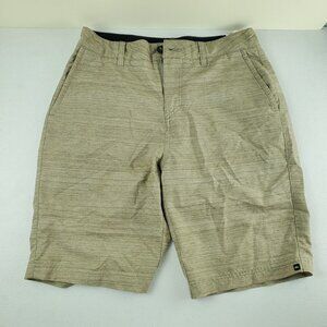 Quicksilver Amphibian Tailored fit Board Shorts Hybrid Hi-Rise Flat Front 29 Men